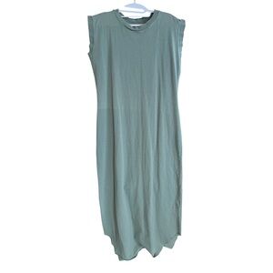 Frank & Eileen NWD Cory Vintage Muscle Tee Maxi Dress Sage Green Women’s Size M